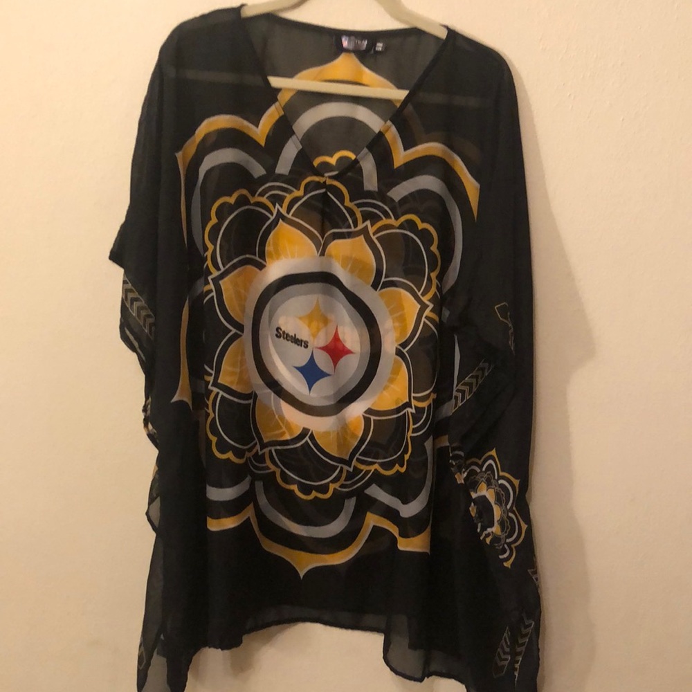 NFL Team Apparel Steelers Flower Caftan